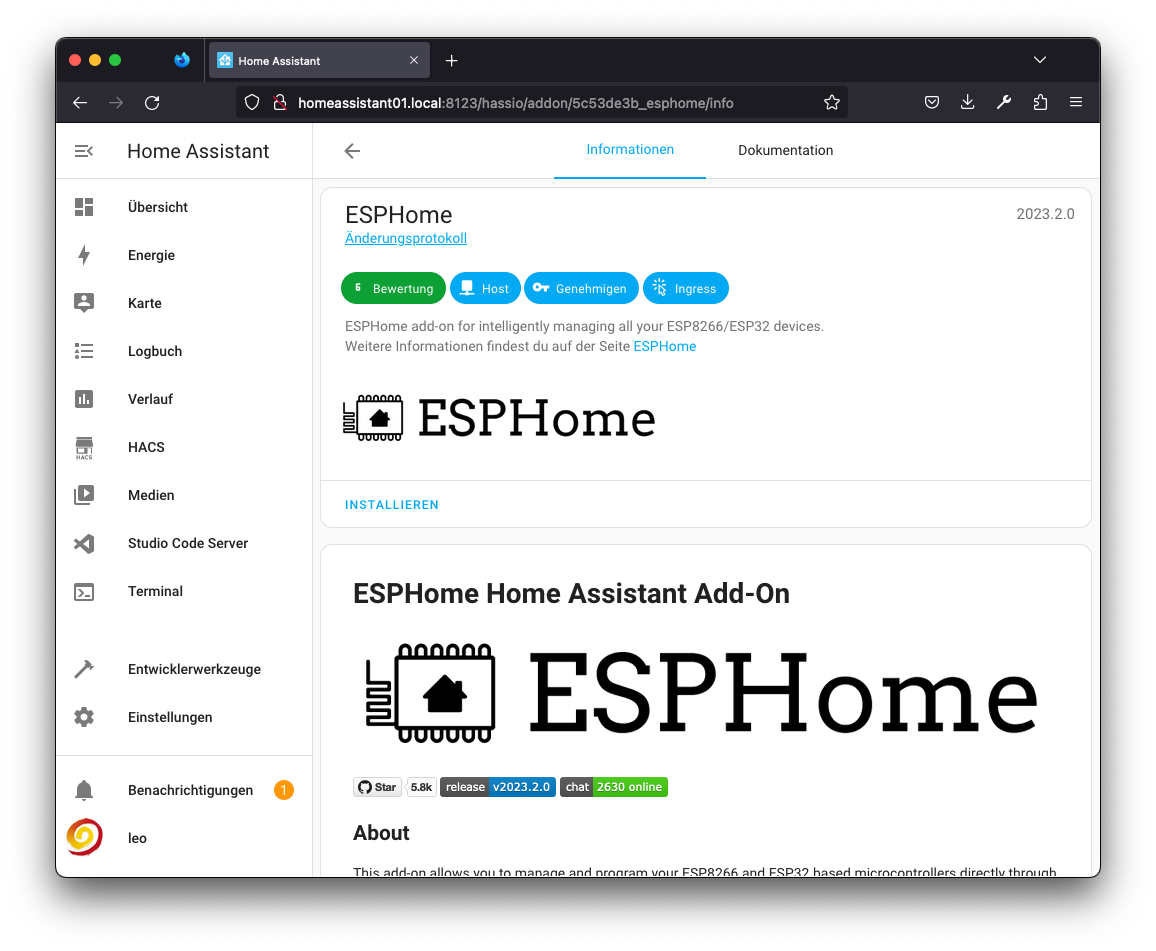 addon esphome 1