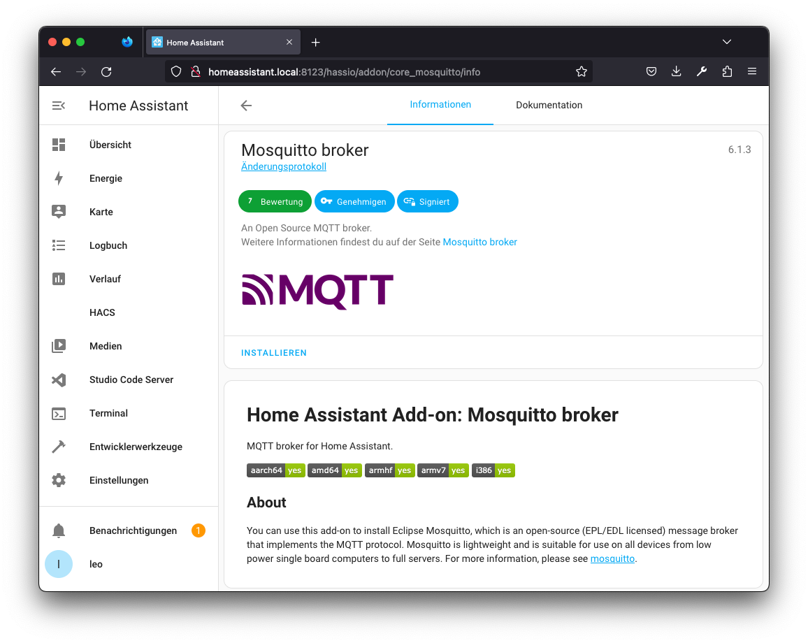 addon mqtt 2